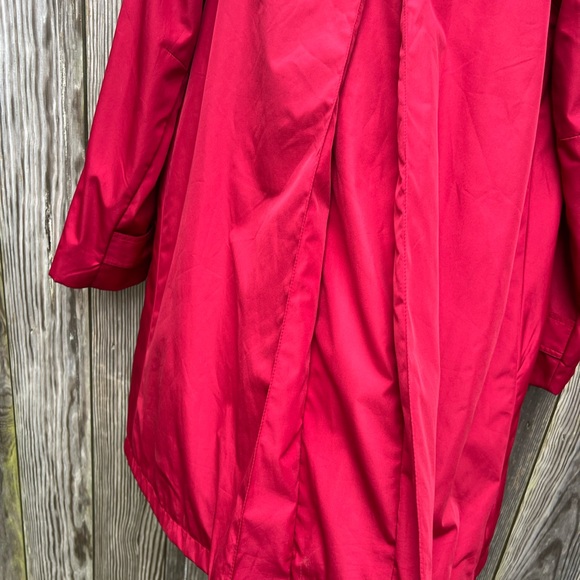 Black Rivet women’s red trench coat jacket size Small - Picture 10 of 12
